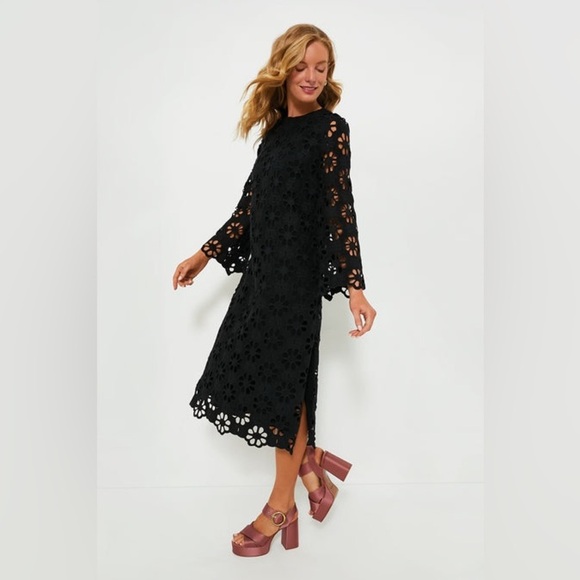 TUCKERNUCK Noir Eyelet Hutton Lace Dress SzXXL - Picture 1 of 12